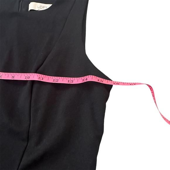 Ann Taylor LOFT Black Short A line Dress in Women’s 6 petite - Picture 8 of 13